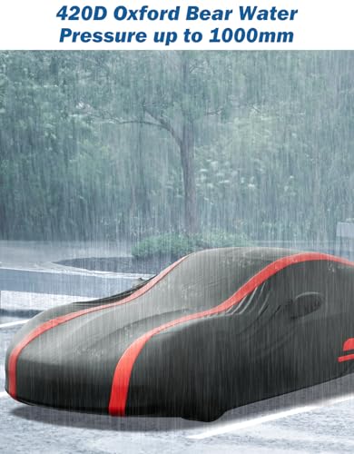 Image of JOYTUTUS Outdoor Car Cover for 2005-2013 Corvette C6 Stingray Z06 Z51