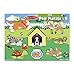 Melissa & Doug World of Animals Wooden Peg Puzzles Set - Pets, Farm, and Safari