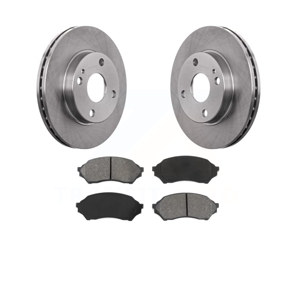 Front Disc Brake Rotors And Semi-Metallic Pads Kit For Mazda Protege K8S-100094