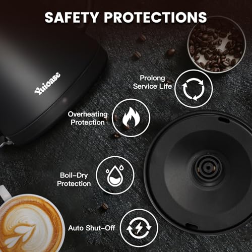 Yuioase Electric Gooseneck Kettle 1.0L — view 6