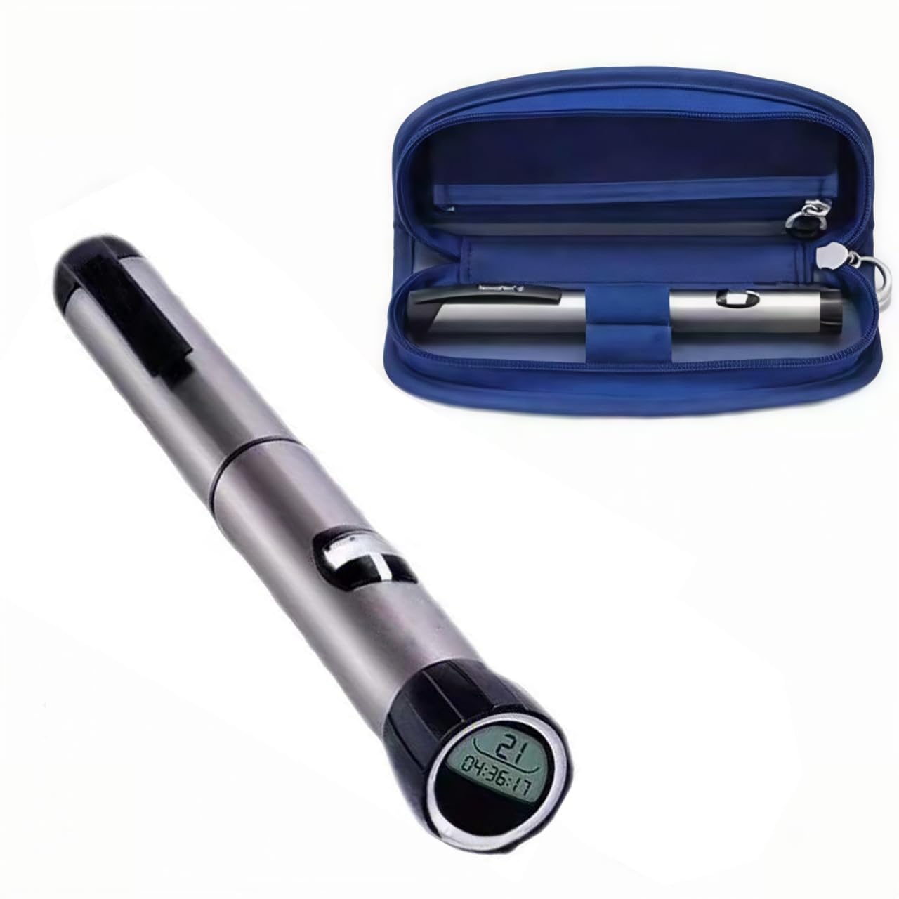 Intelligenter Insulin-Stift, Speicherfunktion mit digitaler Anzeige, NFC-Datenspeicherung und -übertragung