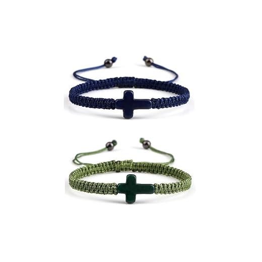 Adjustable Handmade Cross Braided Rope Bracelet for Christian Colorful Matching Couple Charm Jewelry Inspirational Religious Woven Bracelet Birthday Easter Thanksgiving Christmas Gifts