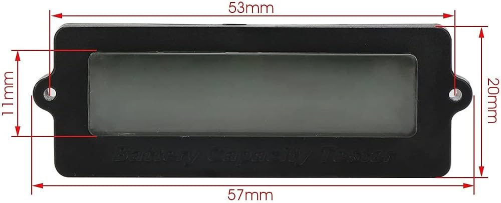 Testeur De Capacité De Batterie Numérique DollaTek LY6N - Pour Batteries 12V-96V Plomb/lithium, écran LCD Rétroéclairé