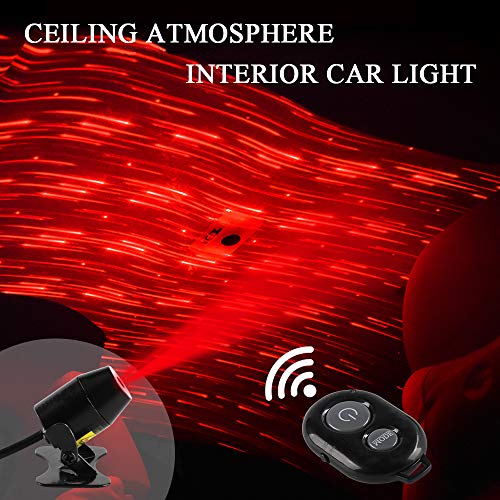 KaiDengZhe Ambiance Star Light Voiture Toit Automatique Romantique USB Night Light Environment Lumières Télécommande Plusieurs Modes Voitures Décoration de Plafond Lumière pour Voiture/Maison/Partie