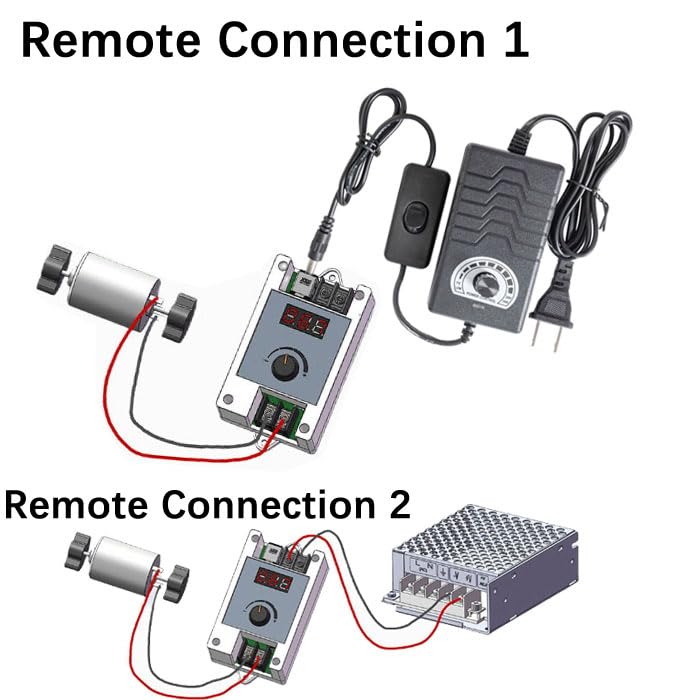 Wiring diagram for JQDML reciprocating motor with speed regulator and power supply