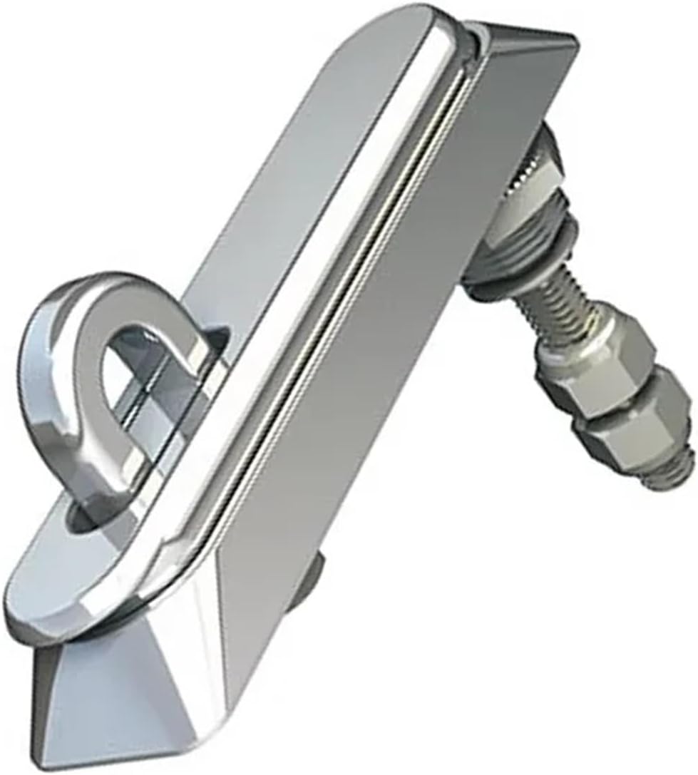 Zinc Alloy Flat Lock with Padlock Industrial Automation Equipment Network Chassis Cabinet Anti-Theft Door