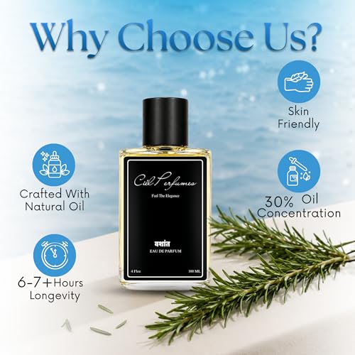 Image of Ciel Vashant Eau De Parfum 100ml for Men & Women | Premium Long Lasting Fragrance with Fresh Notes | Luxury Perfume for Daily Wear, Travel, Office & Special Occasions