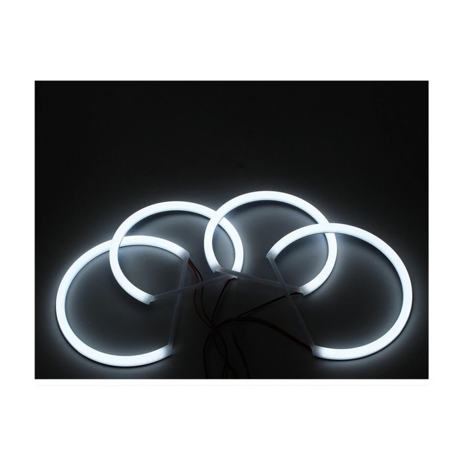 Ojos de ángel E46 para BMW kit de 4 luces de algodón LED blanco 5