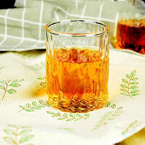 IMIKEYA Copos de Uísque Copos de Uísque para Bebidas Scotch Bourbon e Coquetel 128G