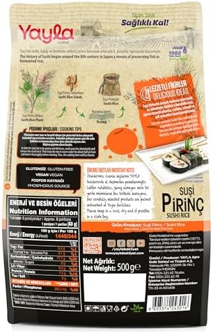 Yayla Gurme Sushi Pirinç 500 gr - Görsel 3