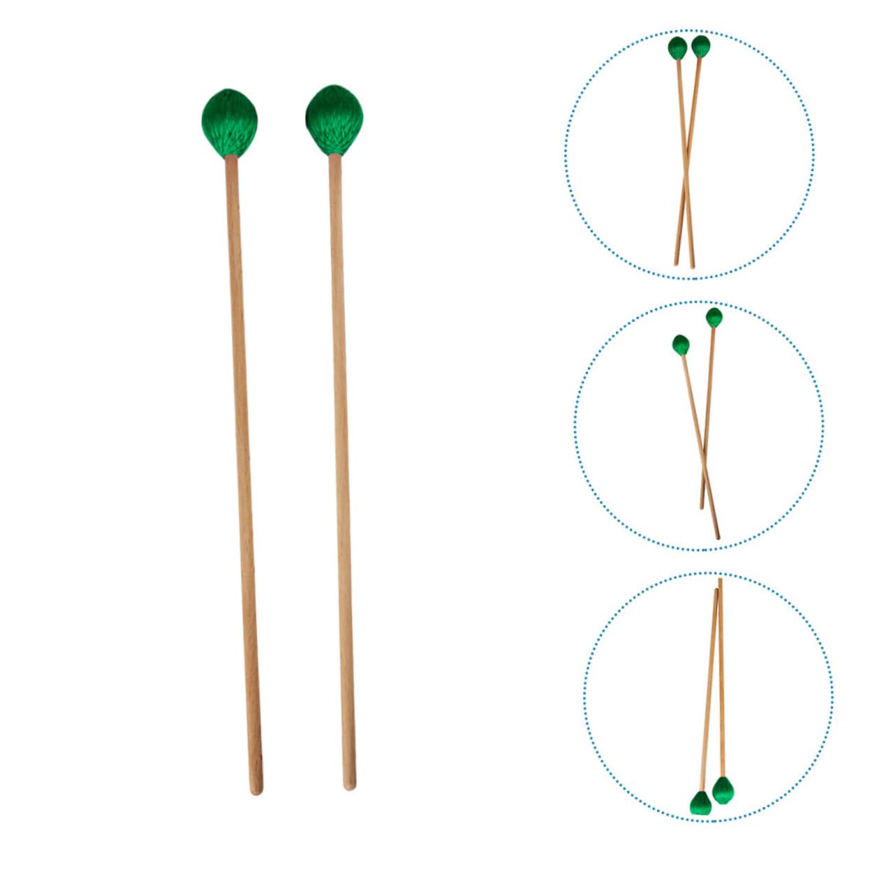 ibasenice 4piezas Martillos Para Marimba Bastones De Percusión De Accesorios Para Instrumentos De Percusión Martillos De Xilófono Diseño Ergonómico y Duradero