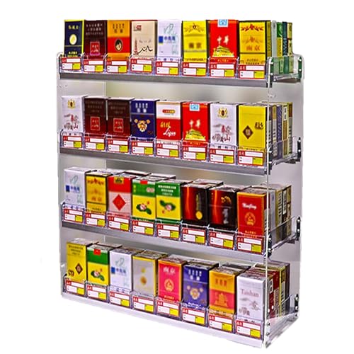 Caja de cigarrillos de mostrador vertical para mejorar la atención al cliente en estancos