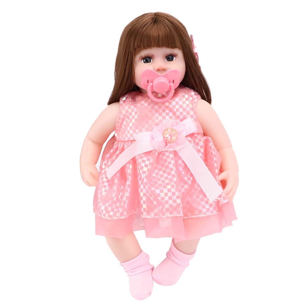 Bambole per Neonati in Vinile Bambola Realistica da 42 Cm per Regali di Compleanno e Compagni di Gioco (bambola della principessa)