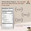 Laxmi Black Pepper Whole Peppercorns 200gm | Tellicherry Black Peppercorn | Premium quality and high value Peppercorns, black | Ethical sourced