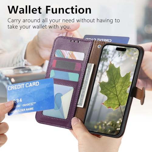 Étui Moto G05 violet pour ranger vos cartes et sécuriser votre mobile - 7