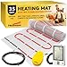 35 Sqft Electric Floor Heating System with Required GFCI Programmable Thermostat 120V