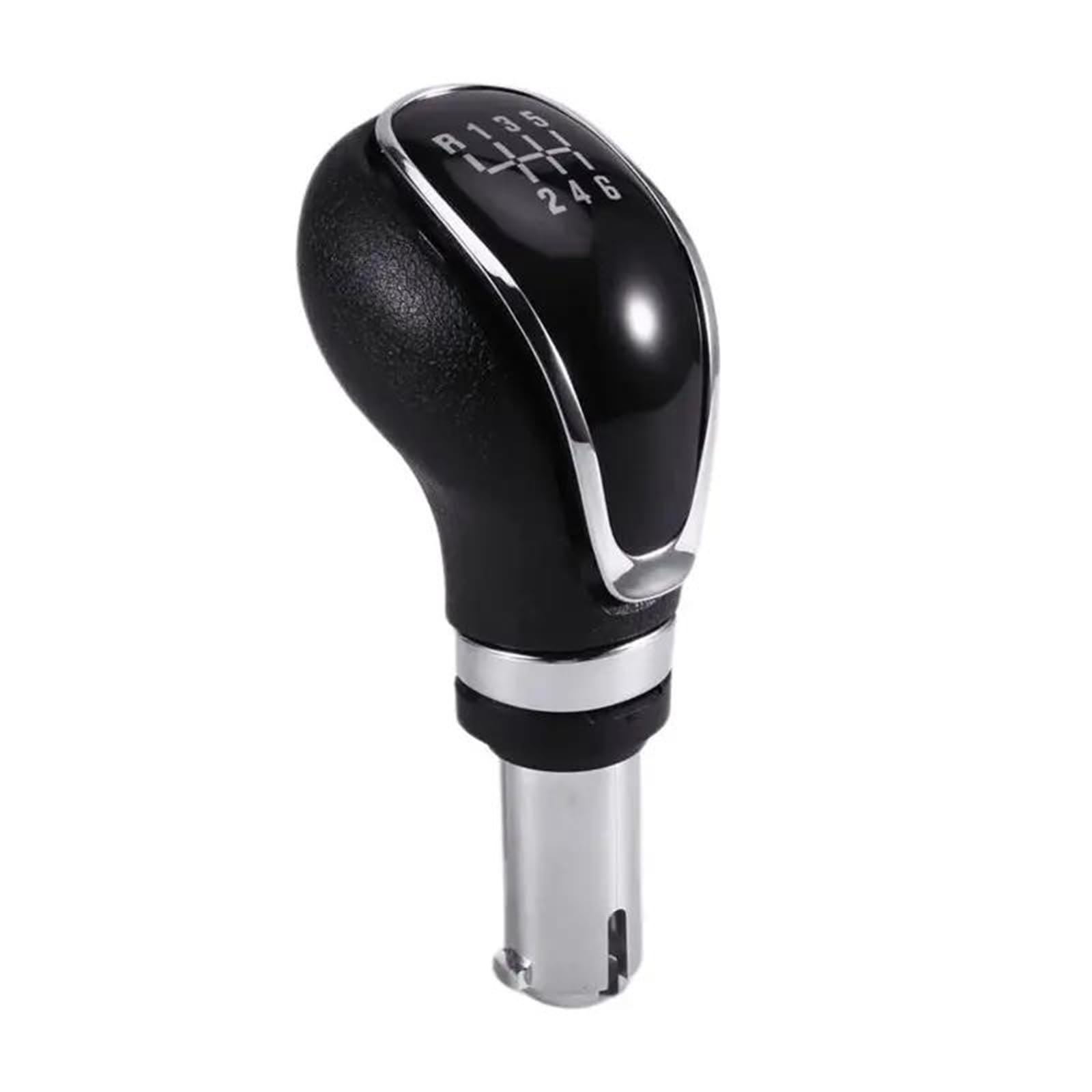 Fhuwaz Black 6Speed Car Gear Knob For Vauxhall For Mokka (J13) 2012-2019 Selector Gearbox Stick Handle Gear Shift Knob Shifter(Black 6Speed)
