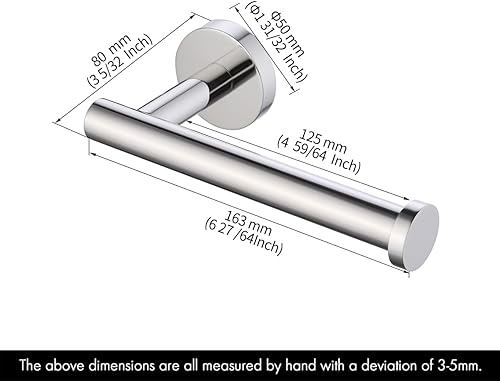 Miniatura 6 de KES Estante de cristal de 14 pulgadas para baño y soporte de papel higiénico acabado pulido BGS3201S35A2175S12