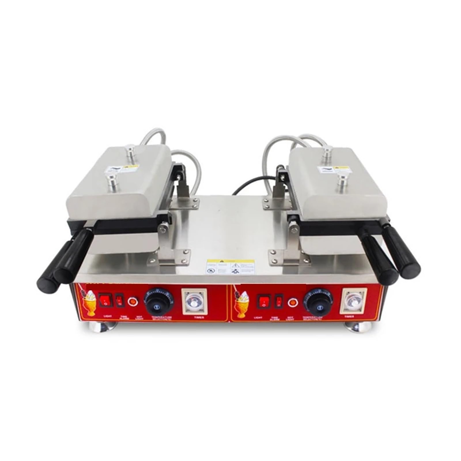Máquina Comercial For Hacer Wafles Taiyaki Con Forma De, For Helados Boca Abierta, For Conos Pescado En Equipos Catering Calentamiento Uniforme Y RáPido