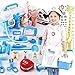 Produktbild FancyWhoop 40 Stück Arztkoffer Kinder Medizinisches Spielzeug Doktor Set mit Arztanzug und Musik ambulanz für Jungen und Mädchen Rollenspiel