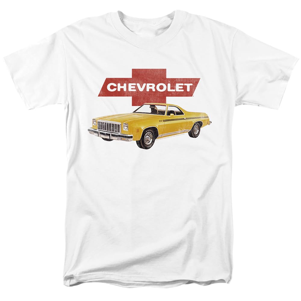 Chevy Chevrolet El Camino Unisex T Shirt, White, M