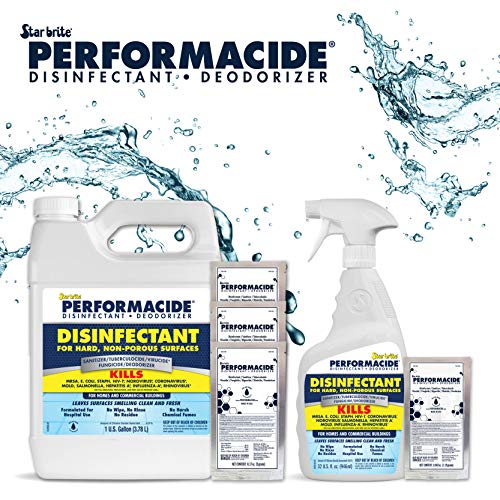 Performacide Hospital & Home Disinfectant - 96 Oz Kit - Effective Against Coronavirus, Influenza-A, Rhinovirus, Norovirus, MRSA - Just Add Water - No Rinse, No Wipe, EPA Registered - Thumbnail 5