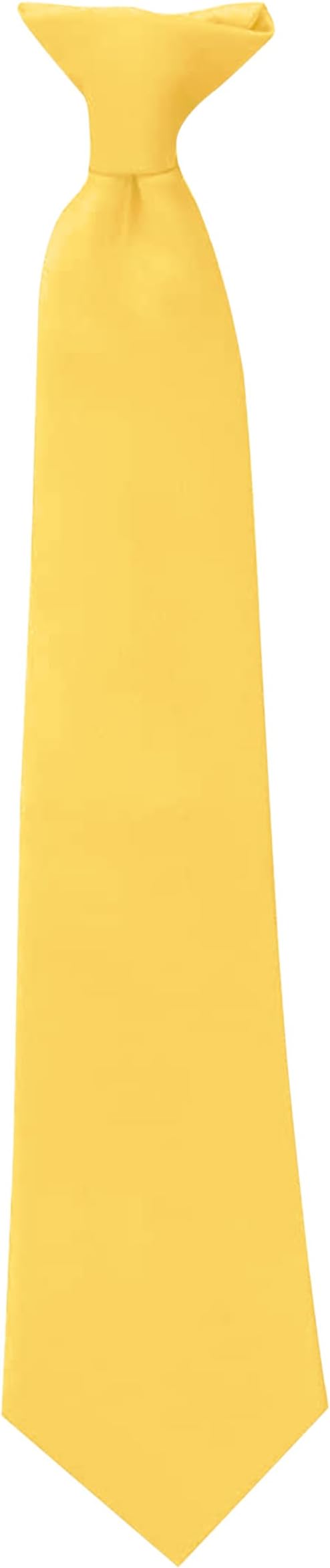 Umo LorenzoUmo Lorenzo Boys Clip on Tie Solid Neck Tie for Infants to Kids 12 Years old
