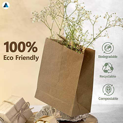 Nationwide Paper X-Large 25 Pcs Brown Paper Bags No Handles Takeaway Paper Bags for Grocery Fruits and Vegetables-31.4x16x44cm - Image 4