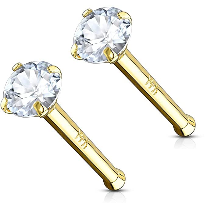 Forbidden Body Jewelry 14k Gold Nose Ring