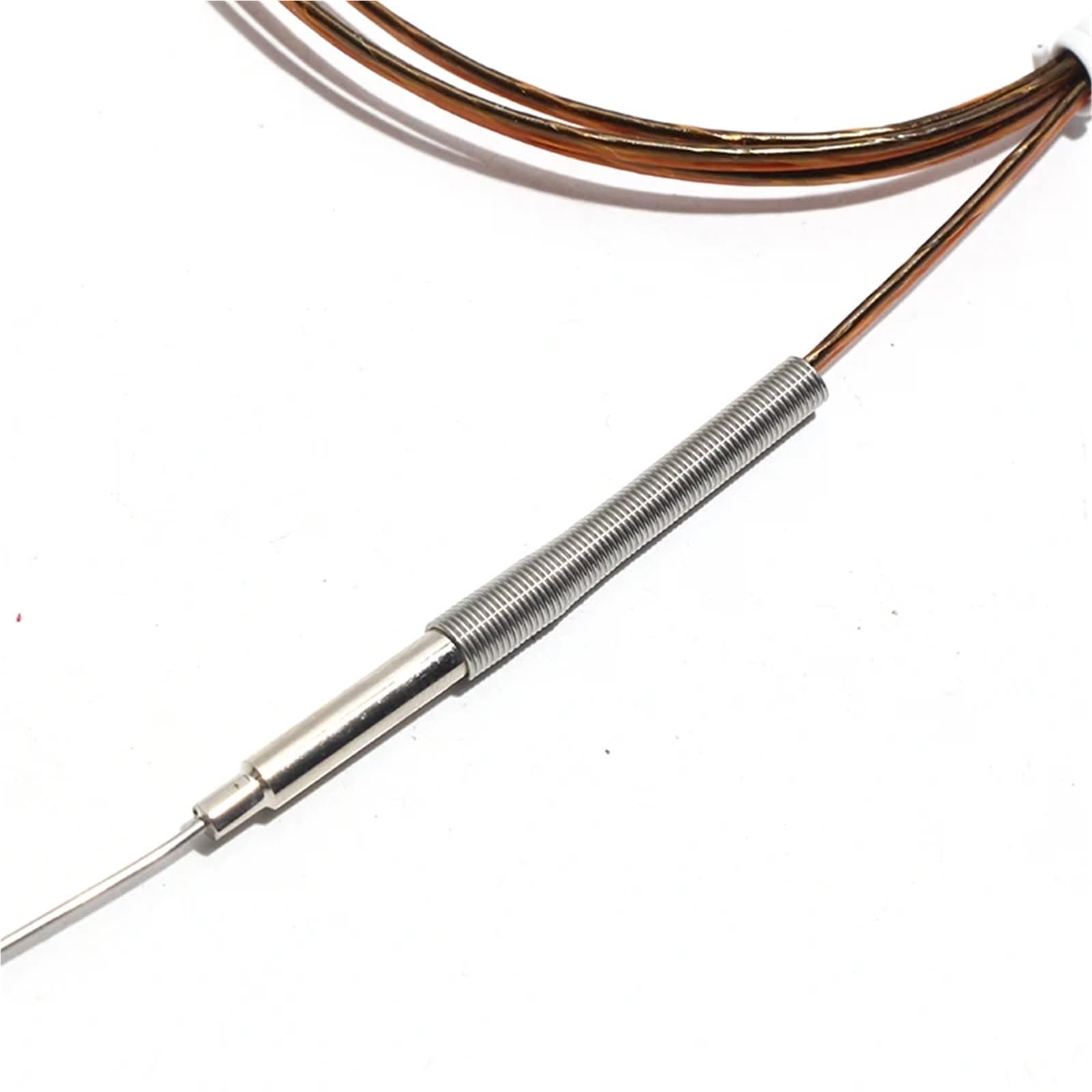 1 szt. J typ Runner Termopara wysokotemperaturowa sonda igłowa 1,0 mm sonda opancerzona termometr 1,5 mm metalowa głowica (sonda 1,0 x 150 mm 1,5 m)