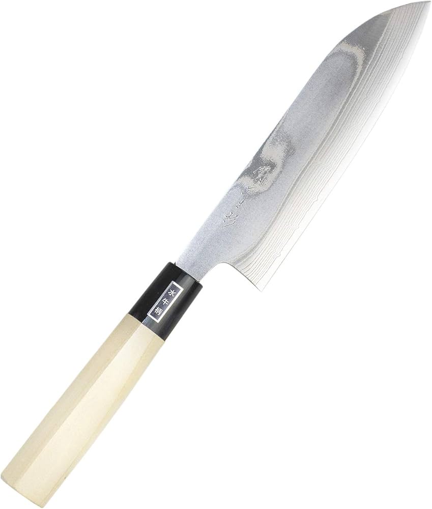 Amazon｜関三本杉 包丁 [ V金2号鋼 / 朴の木 / 170mm ] 白2鋼 ニッケル