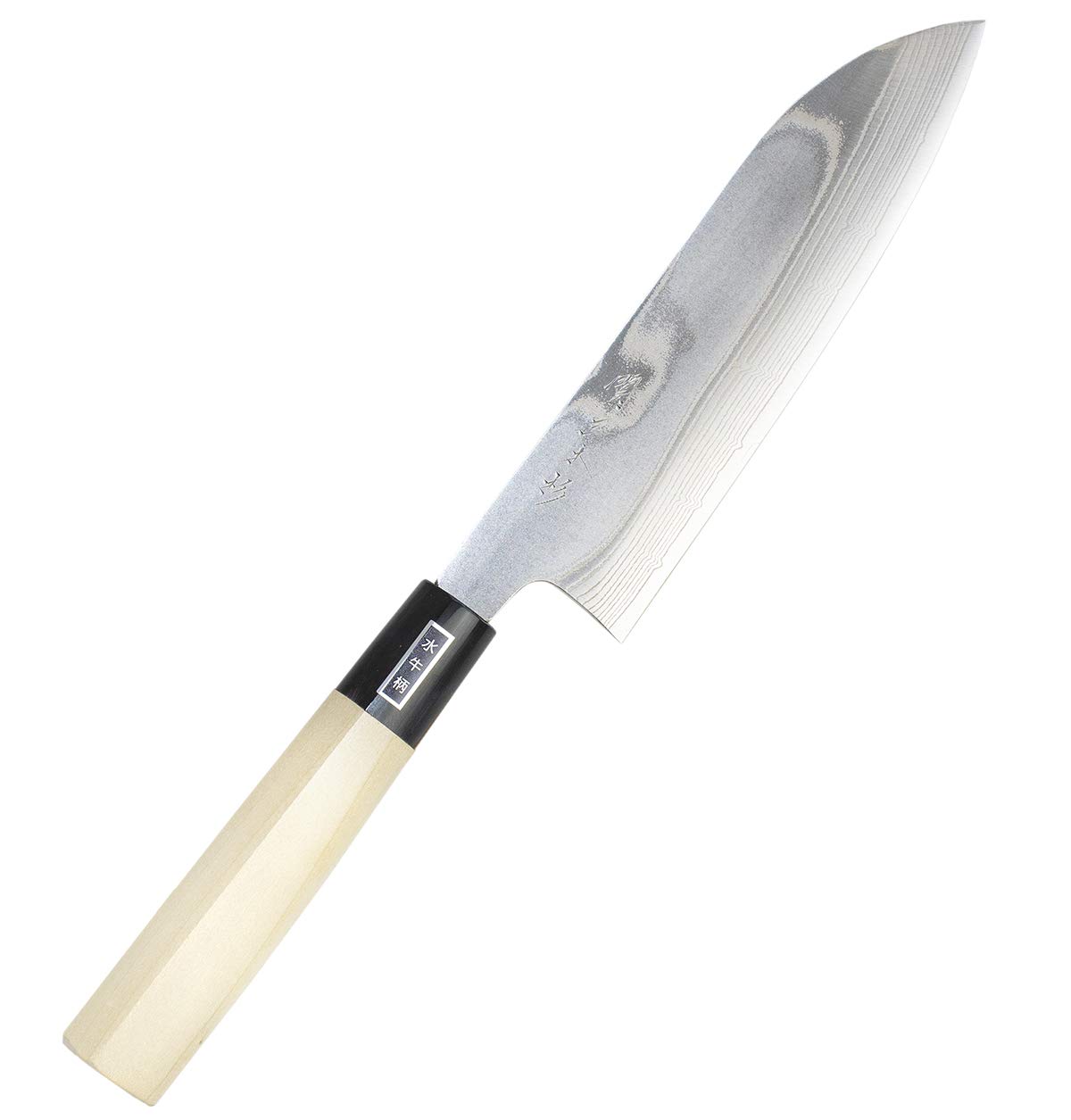 Amazon｜関三本杉 包丁 [ V金2号鋼 / 朴の木 / 170mm ] 白2鋼 ニッケル