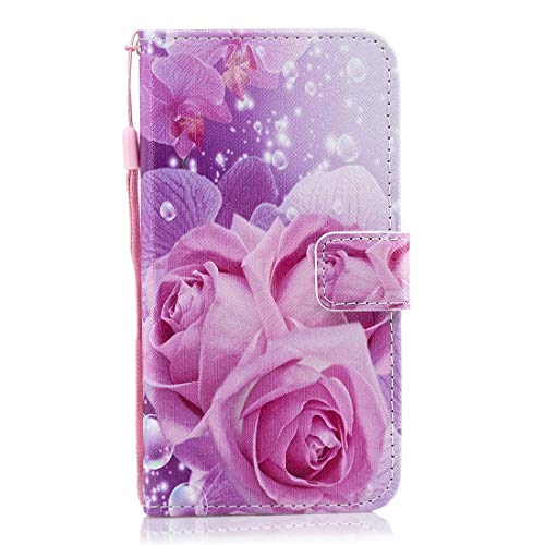 LISUHONG BXYD AYSMG Rose Pattern Horizontal Flip Leather Case for Galaxy A8s (2018), with Holder & Card Slots & Wallet