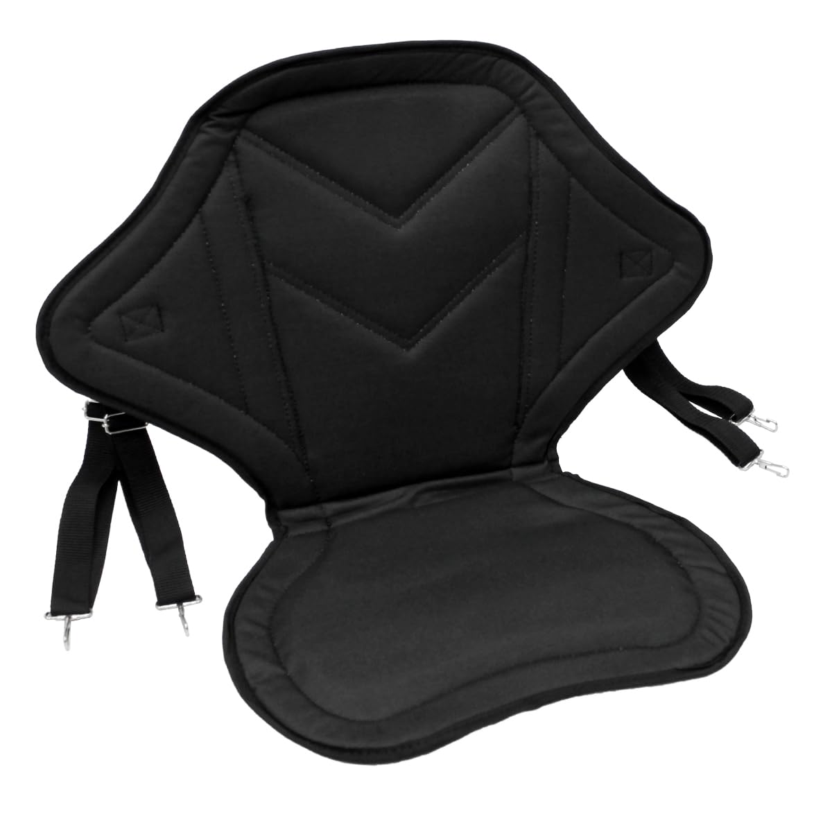 ECD Germany Sedile Kayak con Schienale Seggiolino Universale per Canoe Stand Up Tavole da Surf Sella SUP da Montare Posteriormente con Borsa Seduta Regolabile Accessori per Paddle Board