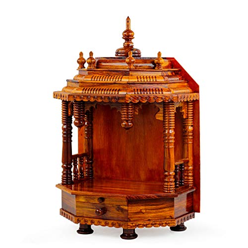 Big Sale Nagina International Premium Hand Made Wooden Temple Seat of God (Large Rosewood) Big Sale Nagina International Premium Hand Made Wooden Temple Seat of God (Large Rosewood)