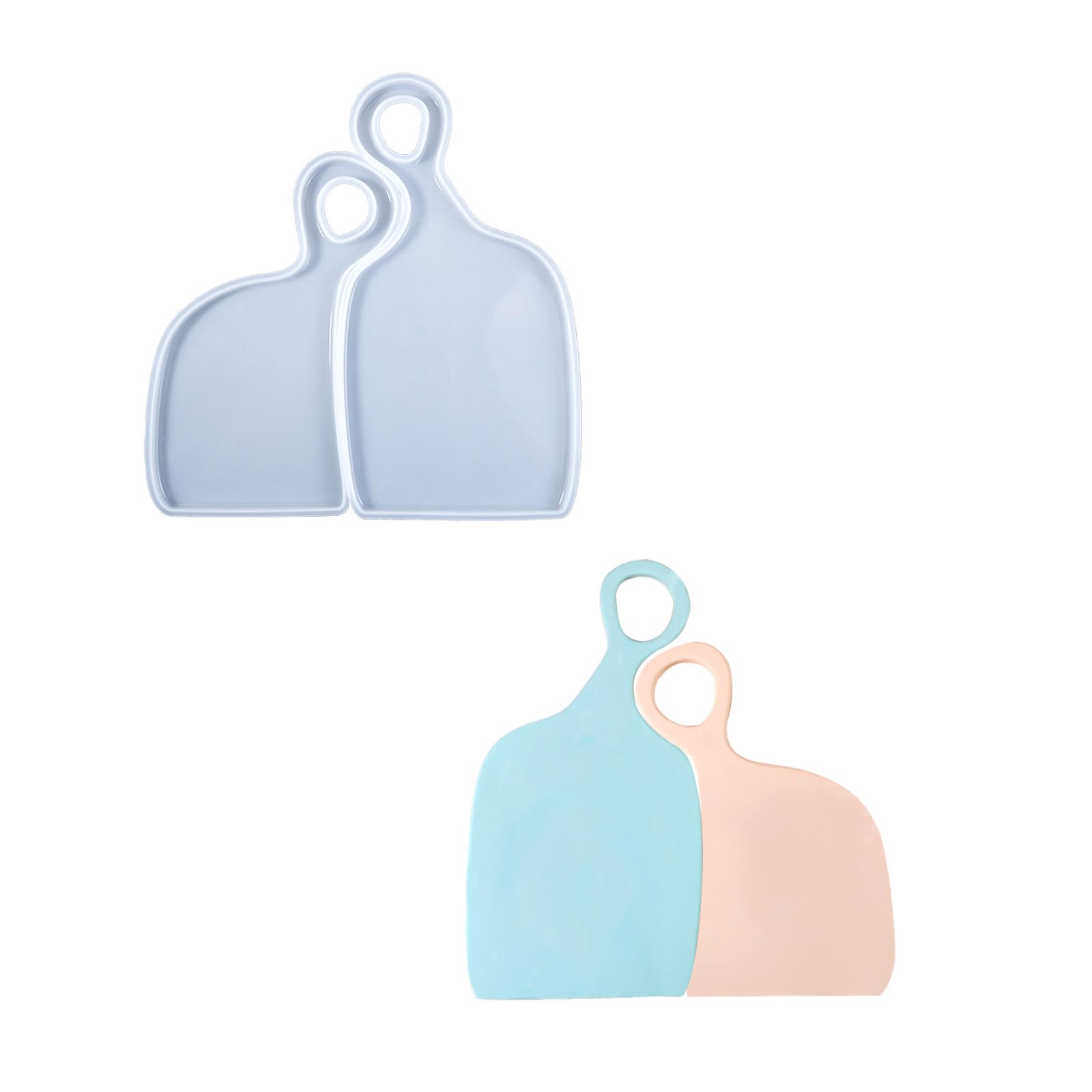 Stampo in silicone fatto a mano in resina epossidica per vassoio da portata per gioielli piastra di stoccaggio stampo per San Valentino decorazione domestica