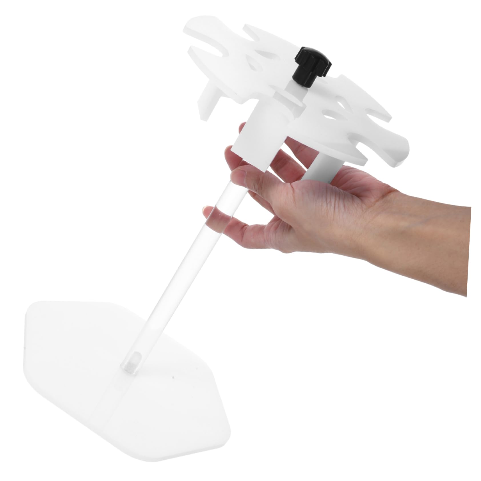 Zerodeko Supporto per Pipette da Laboratorio in Acrilico Robusto e Portatile per Postazione di Lavoro e Organizzazione Strumenti