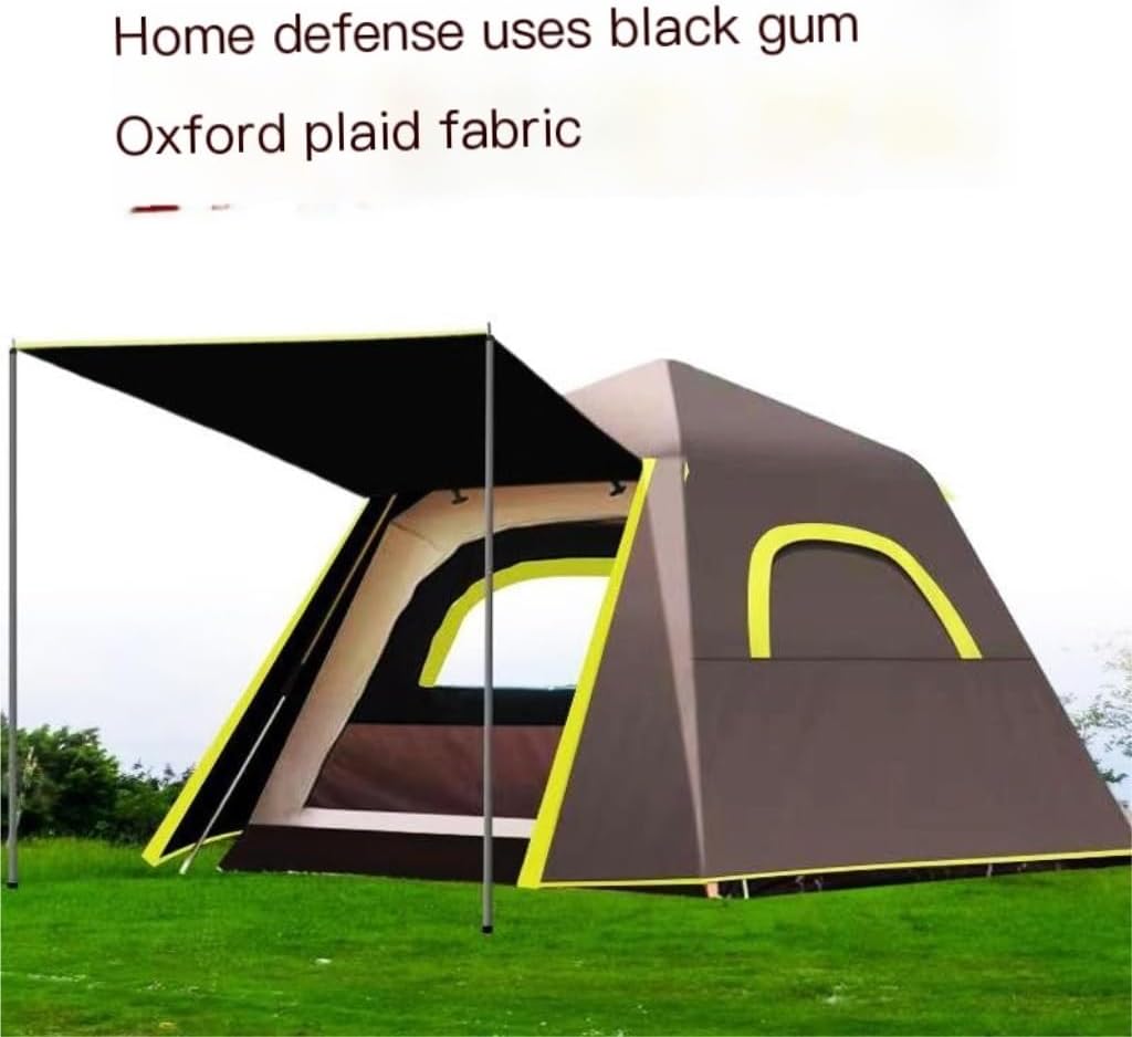 簡易テント テント家庭用ダブルキャンプテントピクニック保護豪雨プロ