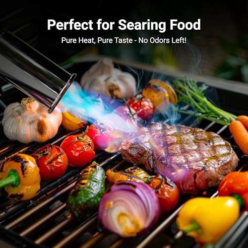 Image of ThermoMaven Propane Torch Gun, Adjustable Cooking Torch Lighter, Blue