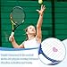 YELARXI Tennis Dampener, Heart Silicone Tennis Racket Dampeners Racket Shock Absorber to Reduce Vibration Soft Cute Fit for (Players/Universal Fit for All Racquets) 6 Pcs & 2 Colors