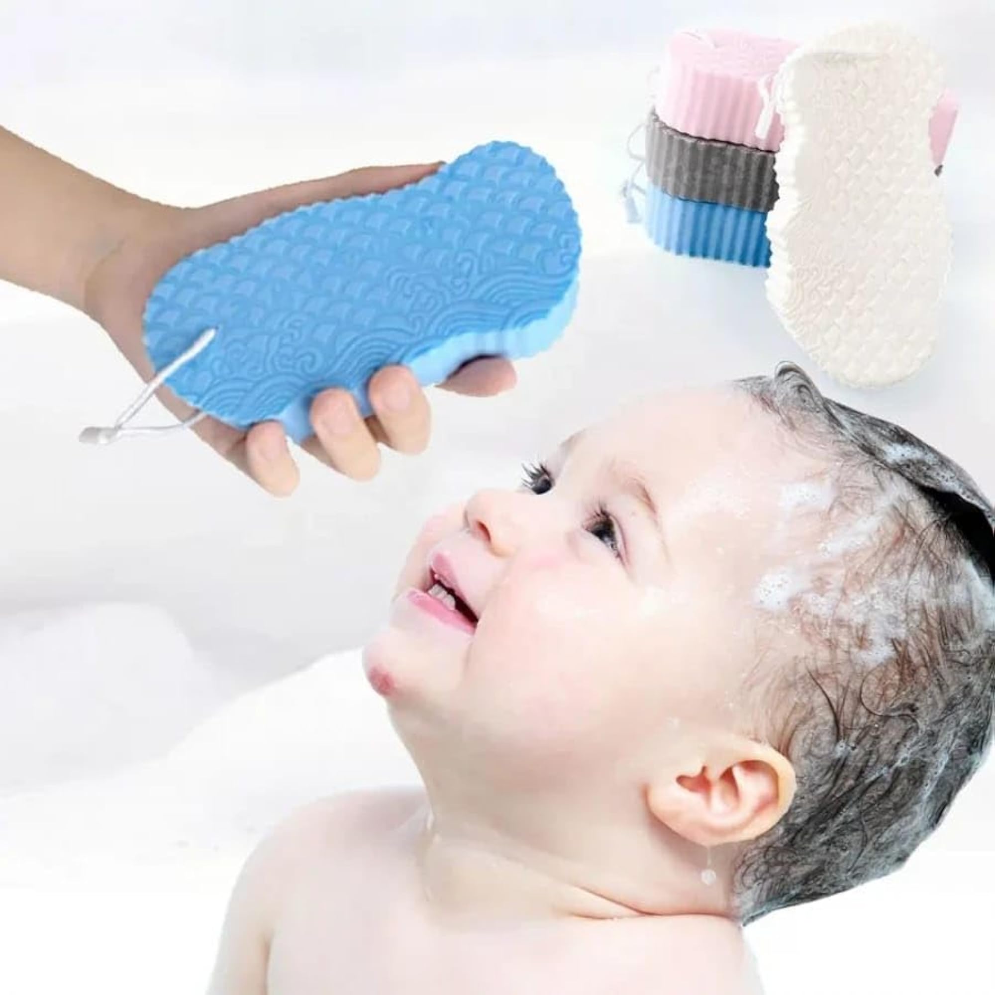 Super Soft Exfoliating Bath Sponge, Painless Scrub for All