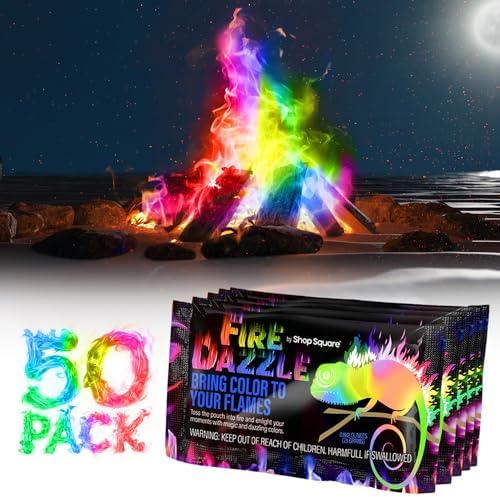 Amazon.com : Mystical Fire BLUE Campfire Fireplace Colorant Packets (12 ...