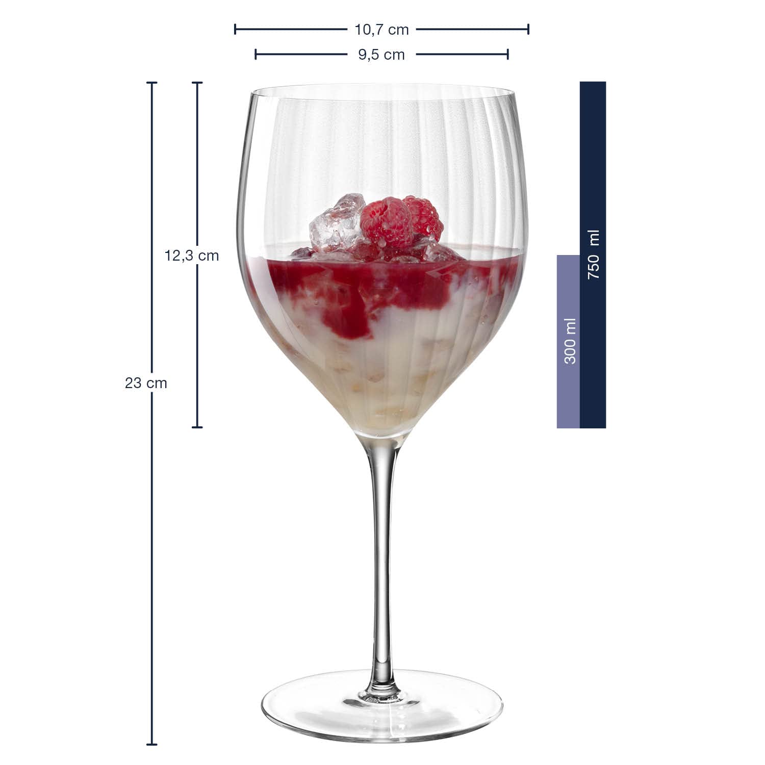 LEONARDO HOME Lot de 6 verres à cocktail POESIA - 750 ml - 069166-750 ml