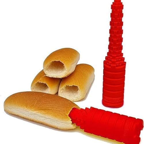 Hot Dog Hole Punch – Leak-Proof Tool for Making Perfect hot Dog or Hamburger Holes (2 Pieces)