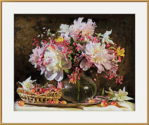 Schipper 609130773" A Bunch Of Flowers And Cherries Painting By Number #TOP2