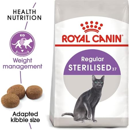 Royal Canin Kısırlaştırılmış Kediler İçin, 37 Kuru Kedi Maması, 4 Kg, renksiz