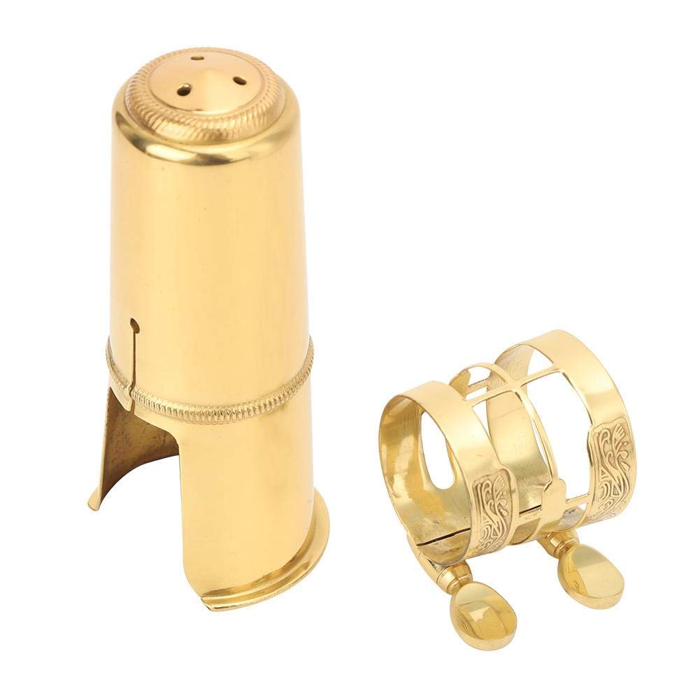Kit Boquilla Saxofón Tenor, Incluye Tapa Protectora Completa, Accesorios Saxo Tenor con Diseño Ergonómico para Estudiantes Profesionales Ensambles y Práctica Diaria