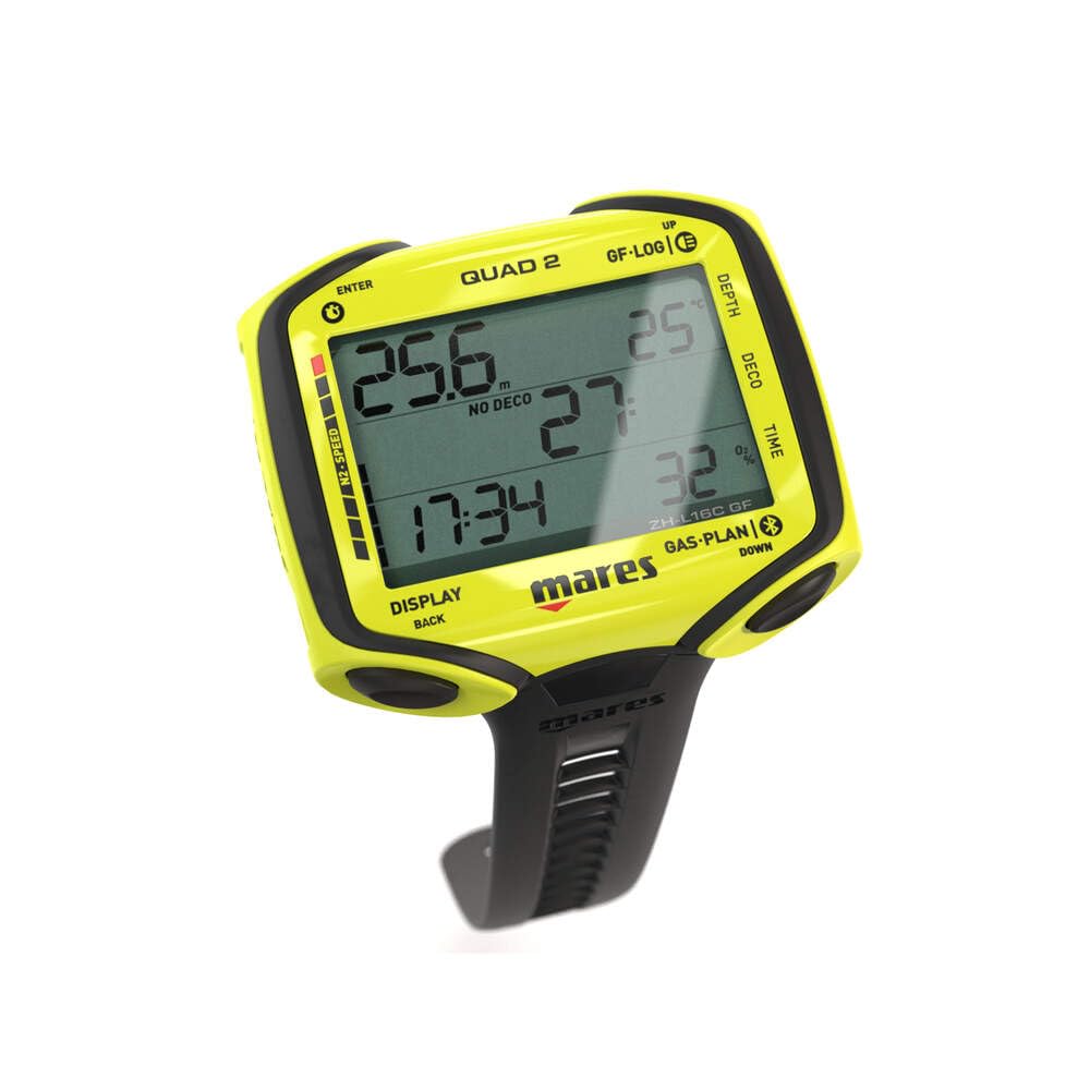 Mares Dive Computer Quad 2 (Jaune)