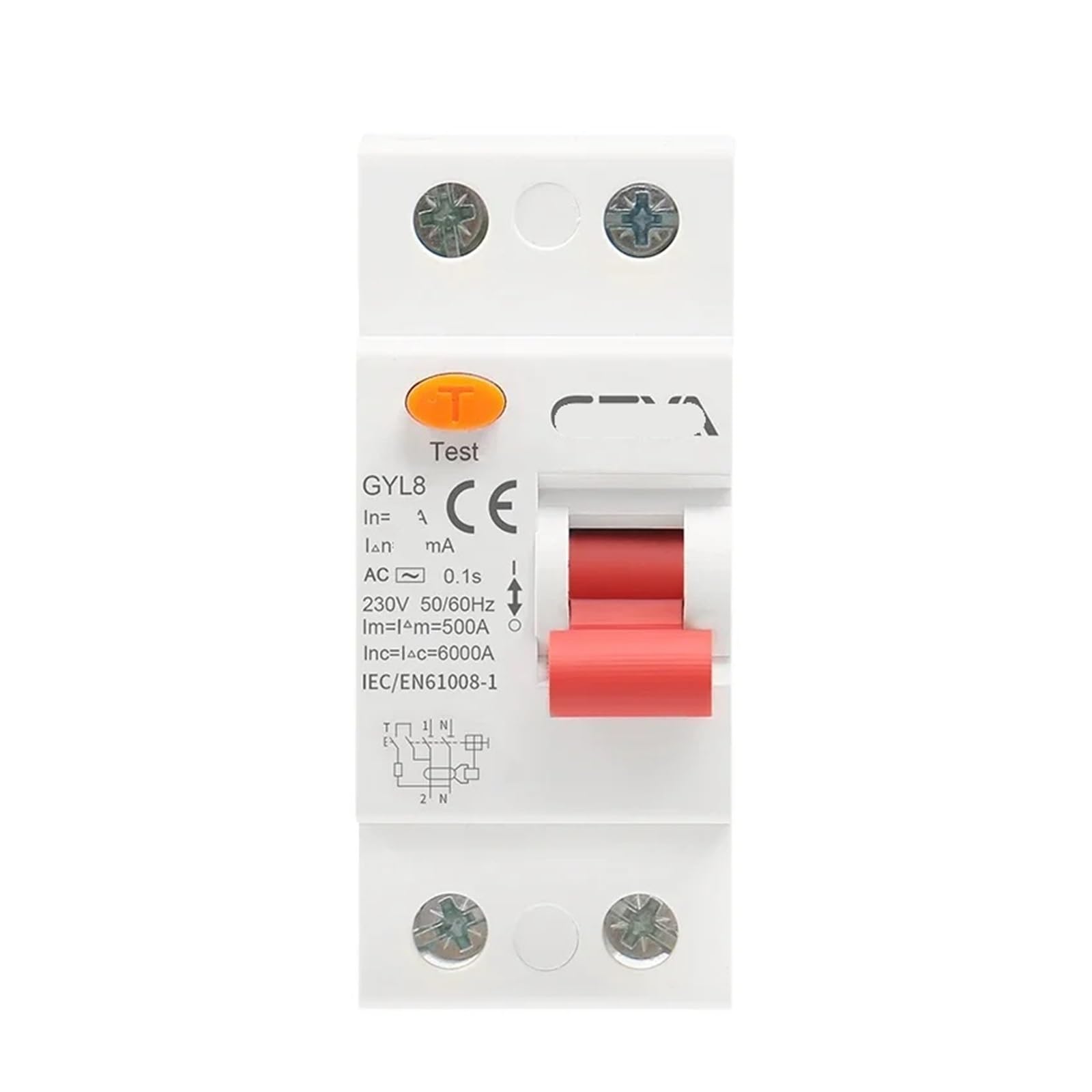 Disyuntor de fuga GYL8 AC 63A para proteger talleres y líneas generales