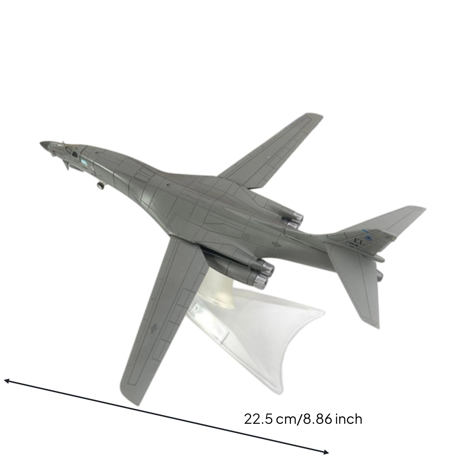Modellino di B-1B Statico Modello di Aereo da Bombardamento Dettagliato Modello per Collezionisti, Scrivania, B-1B EL